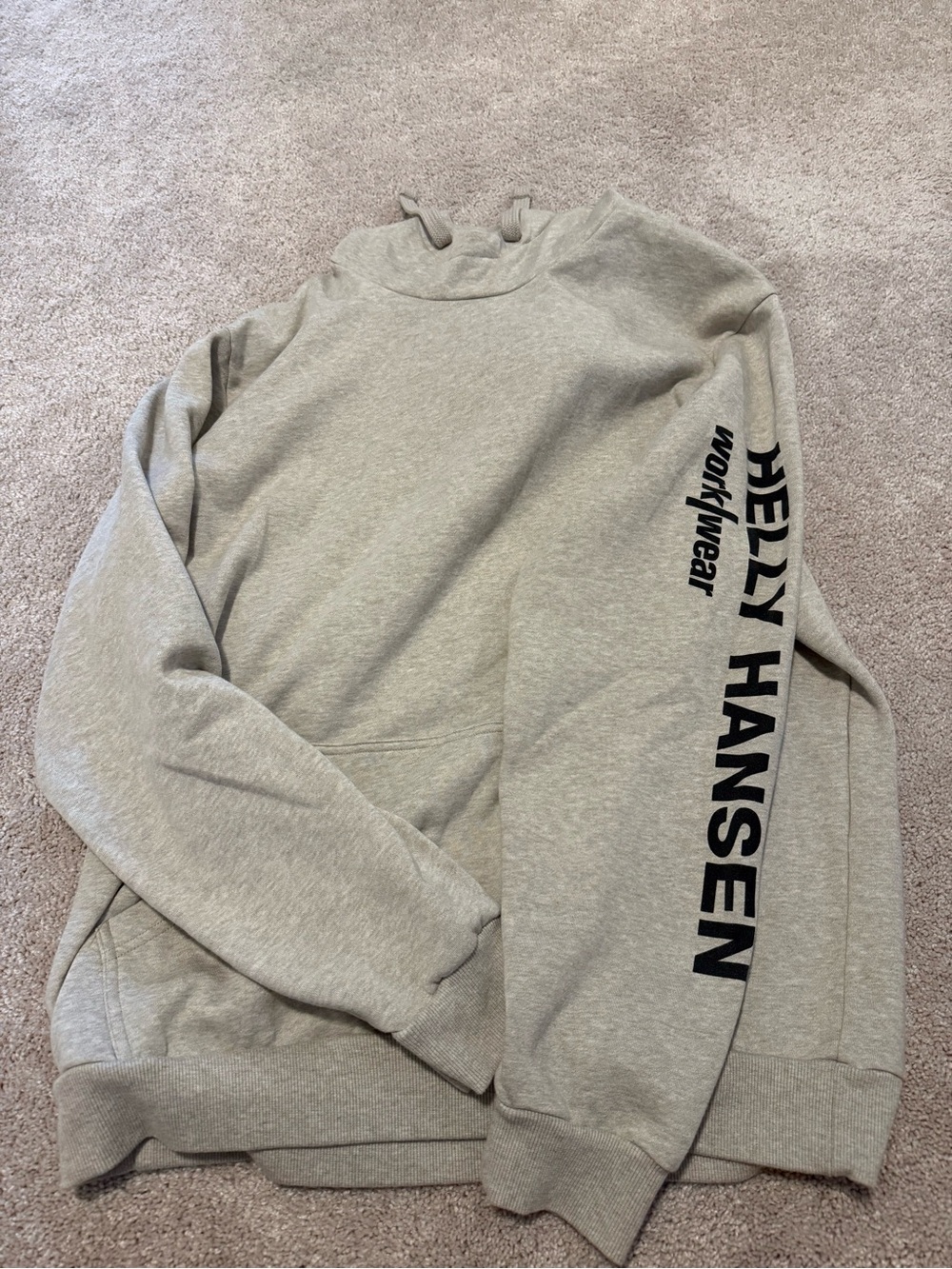 Helly Hansen Light Gray Sweatshirt with Sleeve Logo